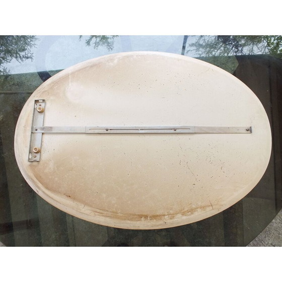 Image 1 of Miroir vintage 2 objets d'art en verre et cristal par Fontana Arte, Italie 1950