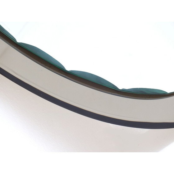 Image 1 of Miroir vintage 2 objets d'art en verre et cristal par Fontana Arte, Italie 1950