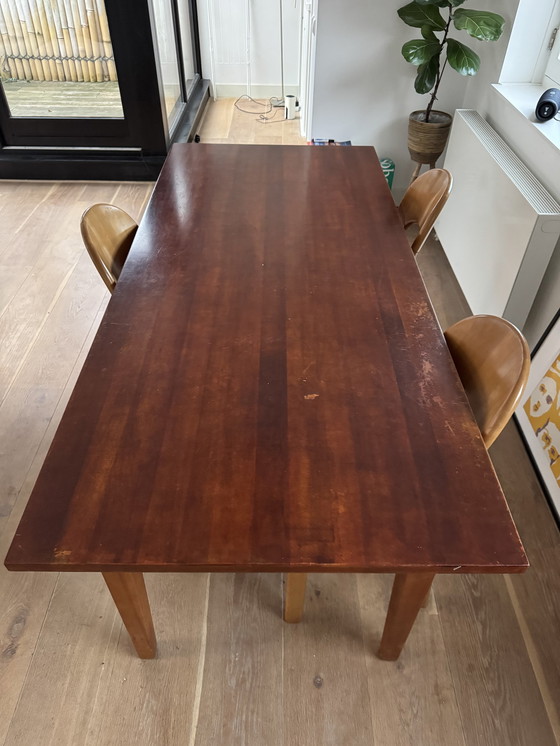 Image 1 of Table à manger en bois