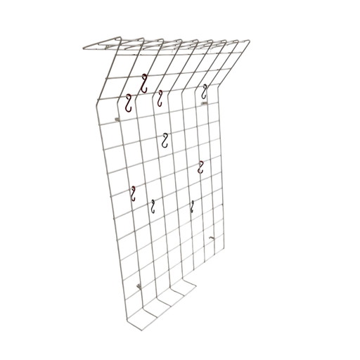 Porte-manteau vintage en fil de fer, Wardrobe Karl Fichtel