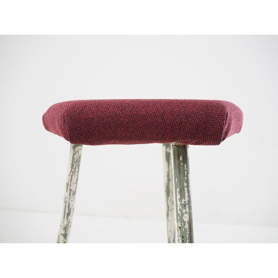 Image 1 of Tabouret industriel du milieu du siècle, Tchécoslovaquie années 1960