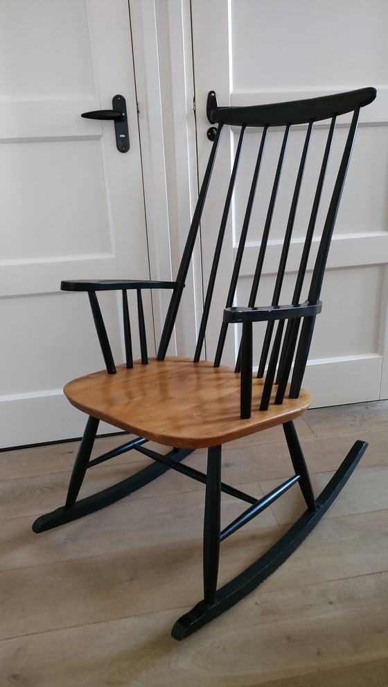 Image 1 of Fauteuil à bascule Vintage Ilmari Tapiovaara