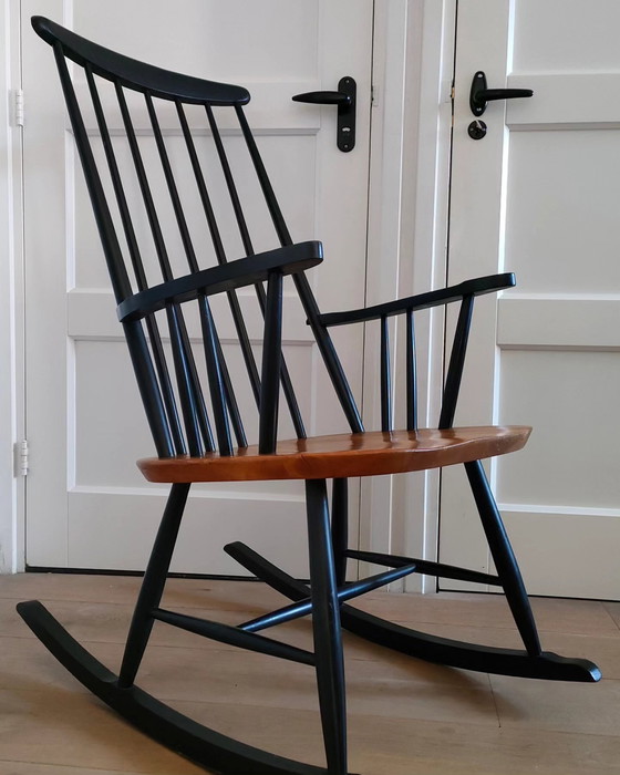 Image 1 of Fauteuil à bascule Vintage Ilmari Tapiovaara