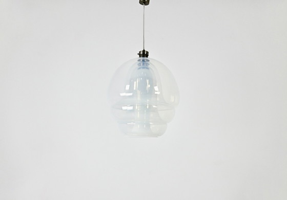 Image 1 of Ls 134 Medusa Glass Hanging Lamp By Carlo Nason For Mazzega, 1960S