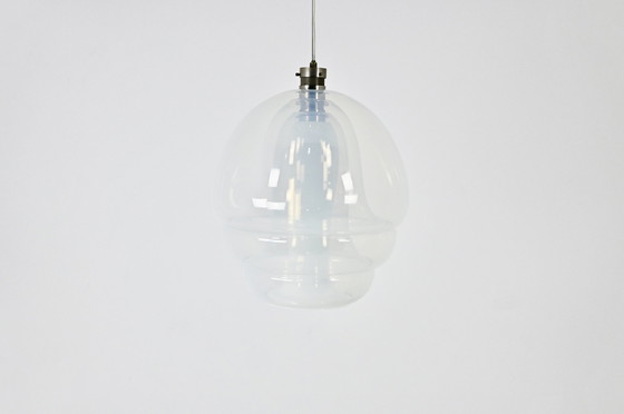 Image 1 of Ls 134 Medusa Glass Hanging Lamp By Carlo Nason For Mazzega, 1960S