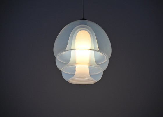 Image 1 of Ls 134 Medusa Glass Hanging Lamp By Carlo Nason For Mazzega, 1960S