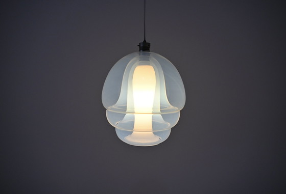 Image 1 of Ls 134 Medusa Glass Hanging Lamp By Carlo Nason For Mazzega, 1960S