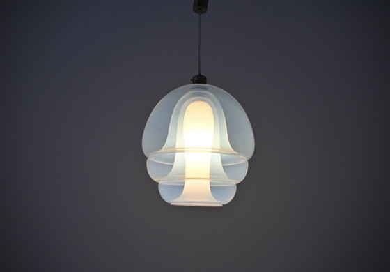 Image 1 of Ls 134 Medusa Glass Hanging Lamp By Carlo Nason For Mazzega, 1960S