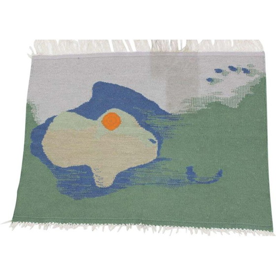 Image 1 of Papier peint vintage abstrait et organique, Tchécoslovaquie 1950