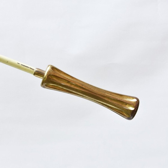 Image 1 of  Lampadaire jaune italien par Angelo Lelli - années 1950