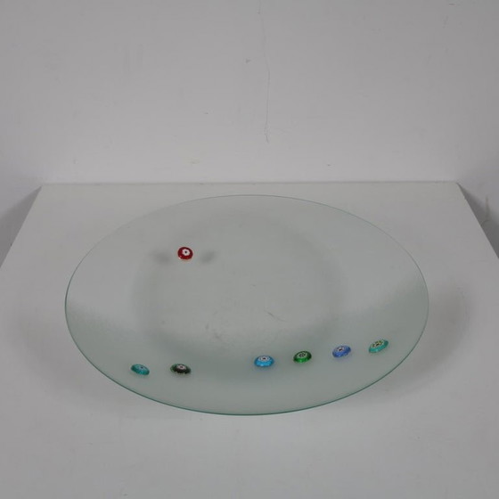 Image 1 of Rare plaque en verre de Bruno Munari provenant de "Collezione Murano", Italie 1995