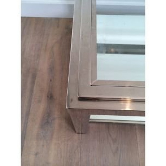 Image 1 of Table basse vintage en chrome, France 1970