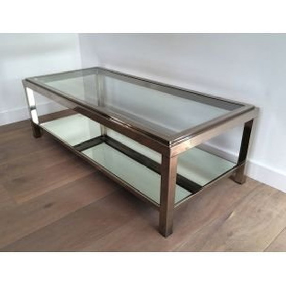 Image 1 of Table basse vintage en chrome, France 1970
