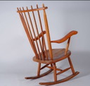 Rocking Chair Highback - De Ster Geldermalsen Vintage spijlen Schommelstoel