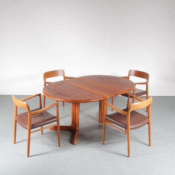 Image 1 of Ensemble de salle à manger en teck par Niels Otto Møller pour Moller, Danemark 1960