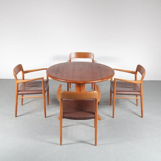 Image 1 of Ensemble de salle à manger en teck par Niels Otto Møller pour Moller, Danemark 1960