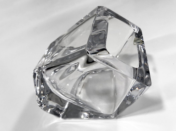 Image 1 of Cendrier Vintage • Porte-Stylos • Cristal • Daum France • 1970