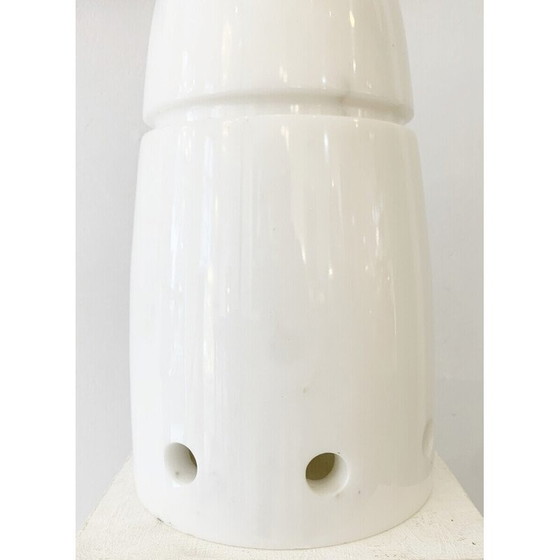 Image 1 of Lampe vintage en marbre blanc, Italie 1970