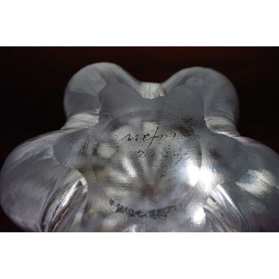 Image 1 of Vase Chipped Ice vintage par Vicke Lindstrand
