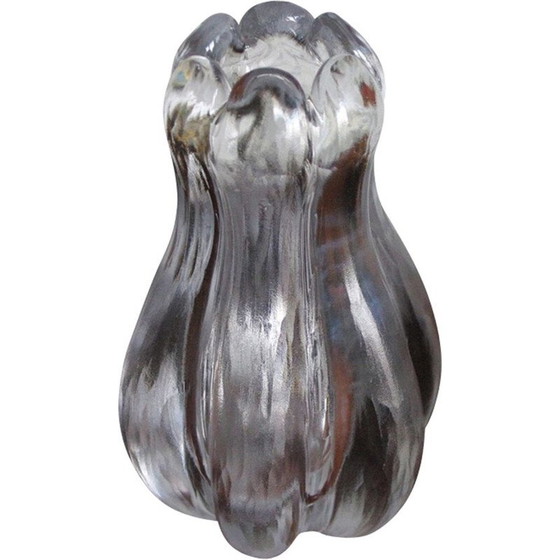 Image 1 of Vase Chipped Ice vintage par Vicke Lindstrand