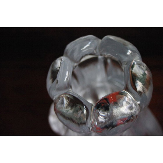 Image 1 of Vase Chipped Ice vintage par Vicke Lindstrand
