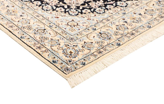 Image 1 of Elégant tapis persan noué à la main Naïn 9 Lah- Size. 150 X 150 cm -No.466246-01
