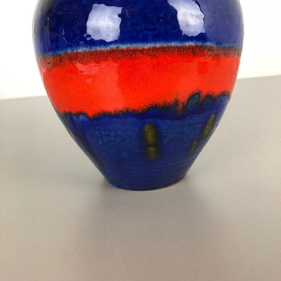 Image 1 of Vase vintage en céramique de lave grasse par Heinz Siery pour Carstens Tönnieshof, Allemagne 1970