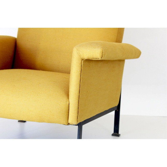 Image 1 of Fauteuil jaune vintage 1950