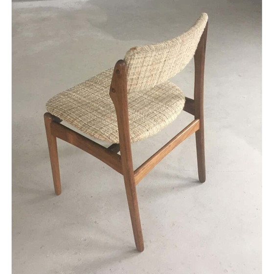 Image 1 of Ensemble de 6 chaises et une paire de fauteuils vintage en bois de rose par Erik Buch