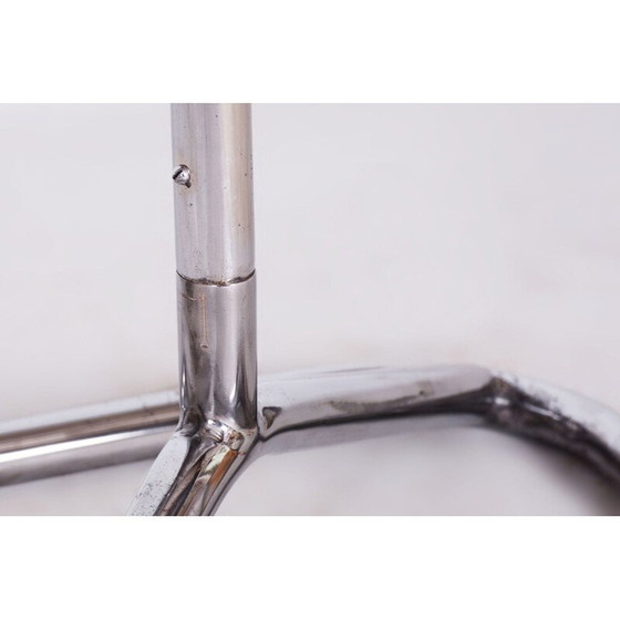 Image 1 of Porte-manteau vintage en acier chromé, Tchécoslovaquie 1930