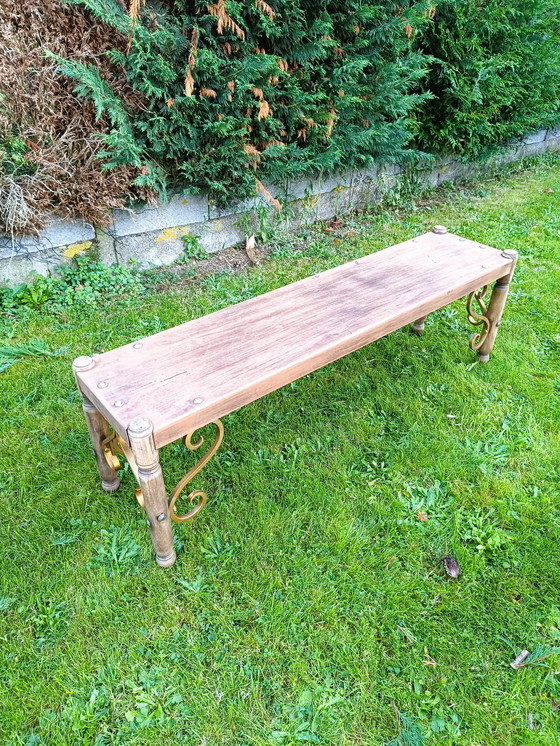 Image 1 of Banc Avec Volutes