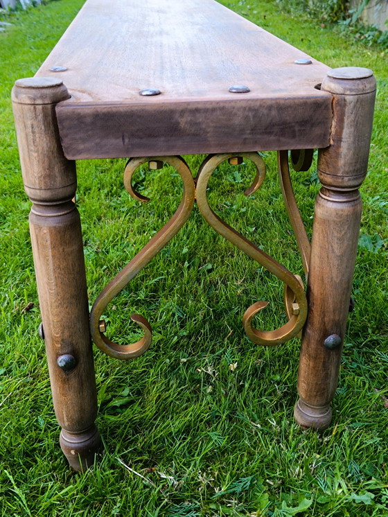 Image 1 of Banc Avec Volutes