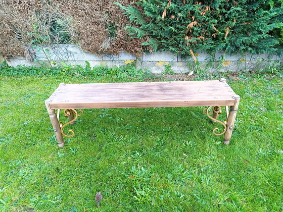 Image 1 of Banc Avec Volutes