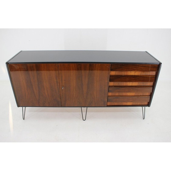 Image 1 of Buffet vintage en noyer de Jiri Jiroutek, Tchécoslovaquie, années 1960