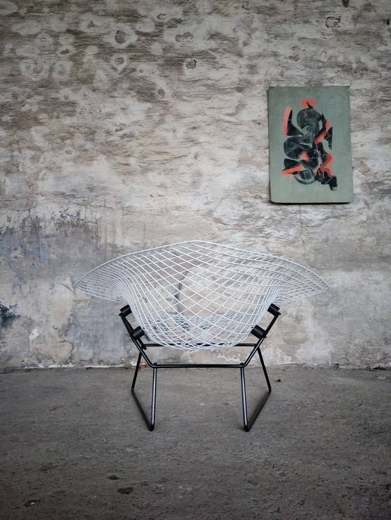 Image 1 of Harry Bertoia Diamond Lounge Chair Design Knoll International Vintage