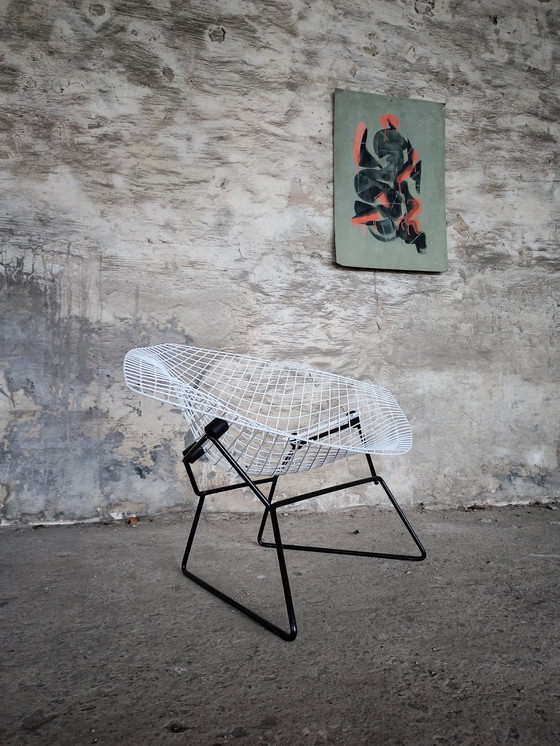 Image 1 of Harry Bertoia Diamond Lounge Chair Design Knoll International Vintage
