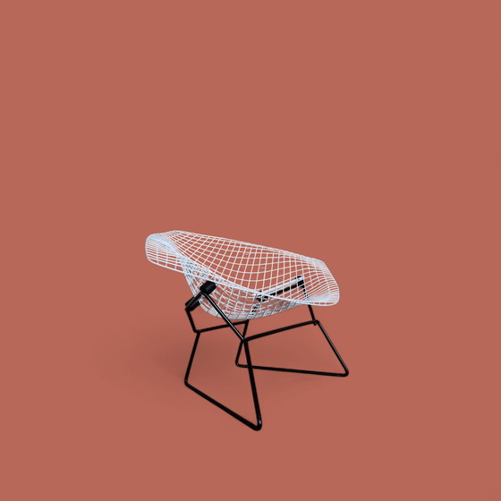 Image 1 of Harry Bertoia Diamond Lounge Chair Design Knoll International Vintage