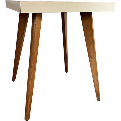 Table carrée vintage, France 1960