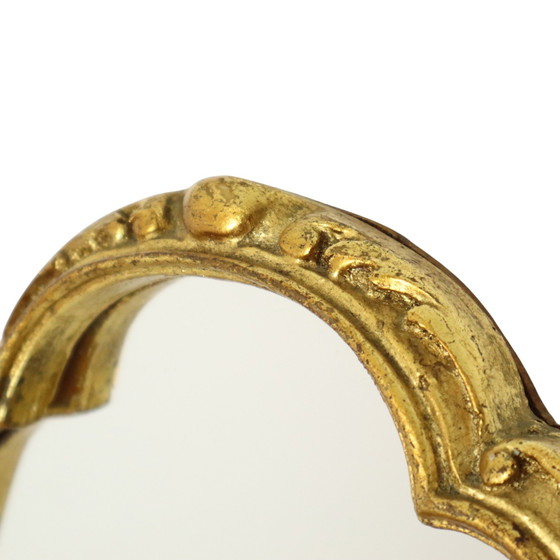 Image 1 of Miroir baroque feuille d'or