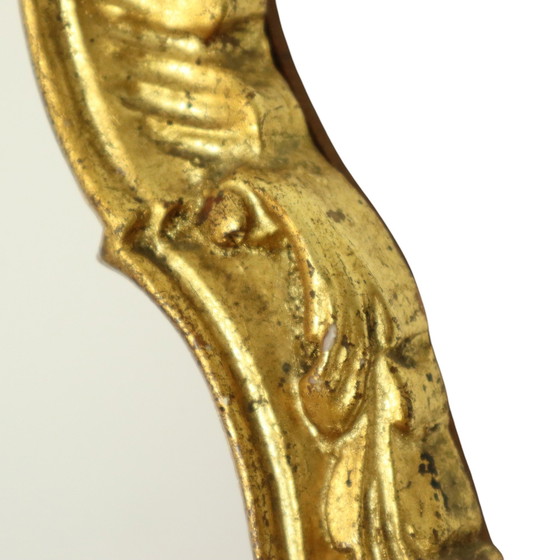 Image 1 of Miroir baroque feuille d'or