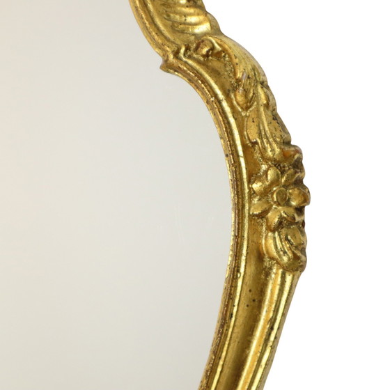 Image 1 of Miroir baroque feuille d'or