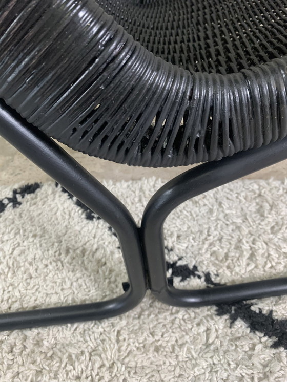 Image 1 of Chaise longue en rotin modèle 514 C par Dirk Van Sliedregt pour Gebroeders Jonkers Noordwolde, 1960's