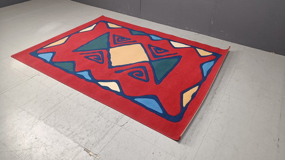 Image 1 of Grand tapis noué à la main, 1980S