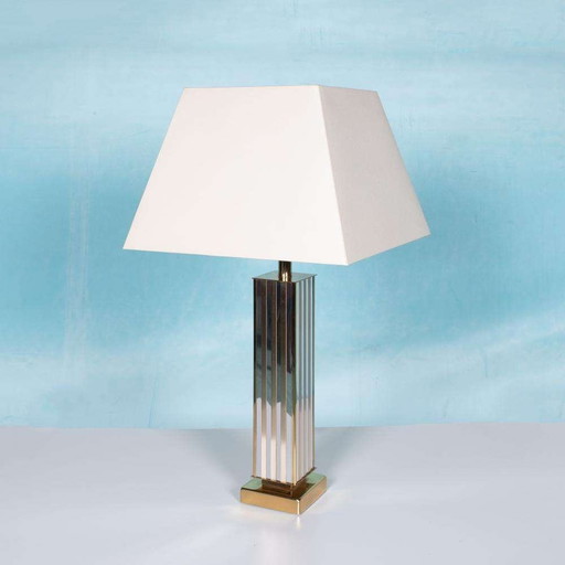 Lampe de table vintage XL 70s, minimaliste Hotel chic