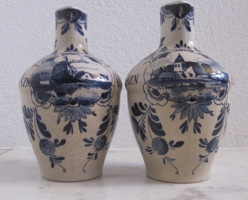 2 pots de S Van Dijk Azn Amsterdam