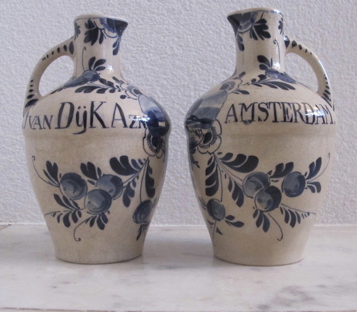 2 pots de S Van Dijk Azn Amsterdam