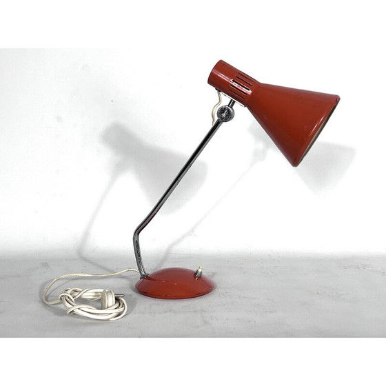 Image 1 of Lampe de table vintage orange saumonée par Stilnovo, 1960