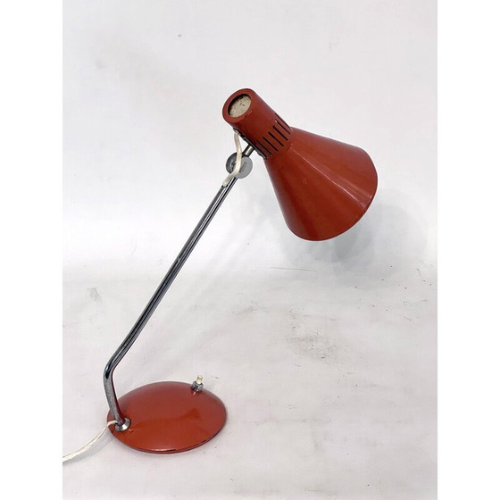 Image 1 of Lampe de table vintage orange saumonée par Stilnovo, 1960
