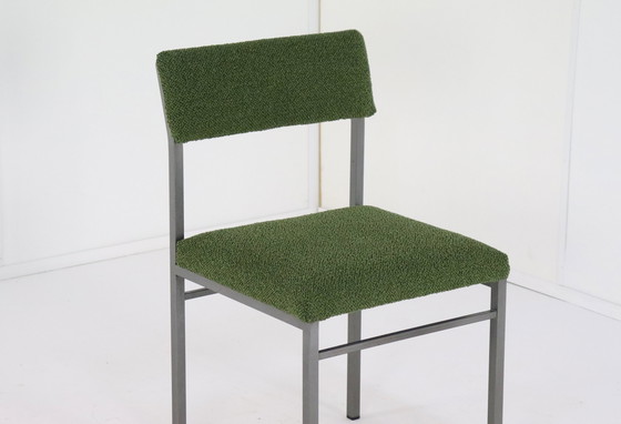 Image 1 of 4X Chaise de salle à manger 'Traunraut' Reupholstered Vintage