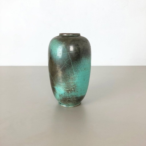 Vase d'atelier vintage en céramique de Richard Uhlemeyer Hanovre, Allemagne 1940